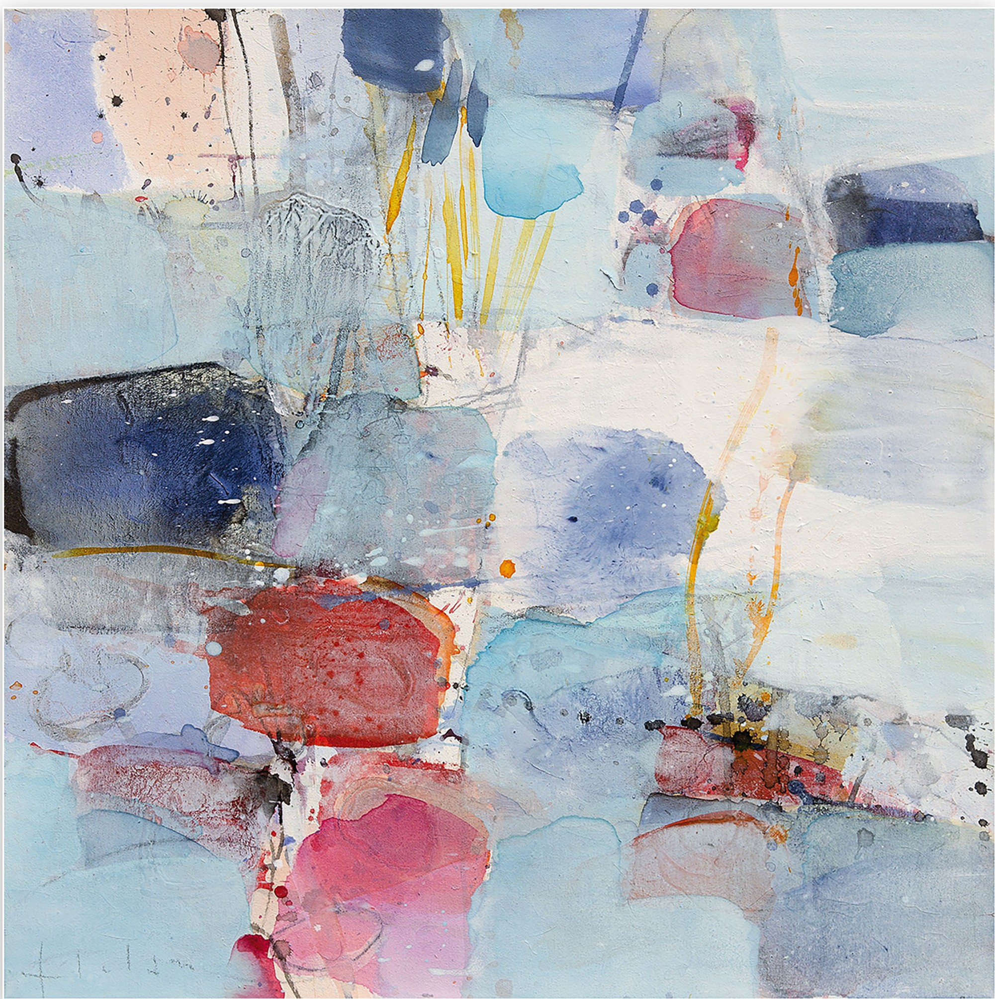 Greet Helsen, The ice is broken (Abstract Expressionism painting) Greet Helsen, The ice is broken (Abstract Expressionism painting)