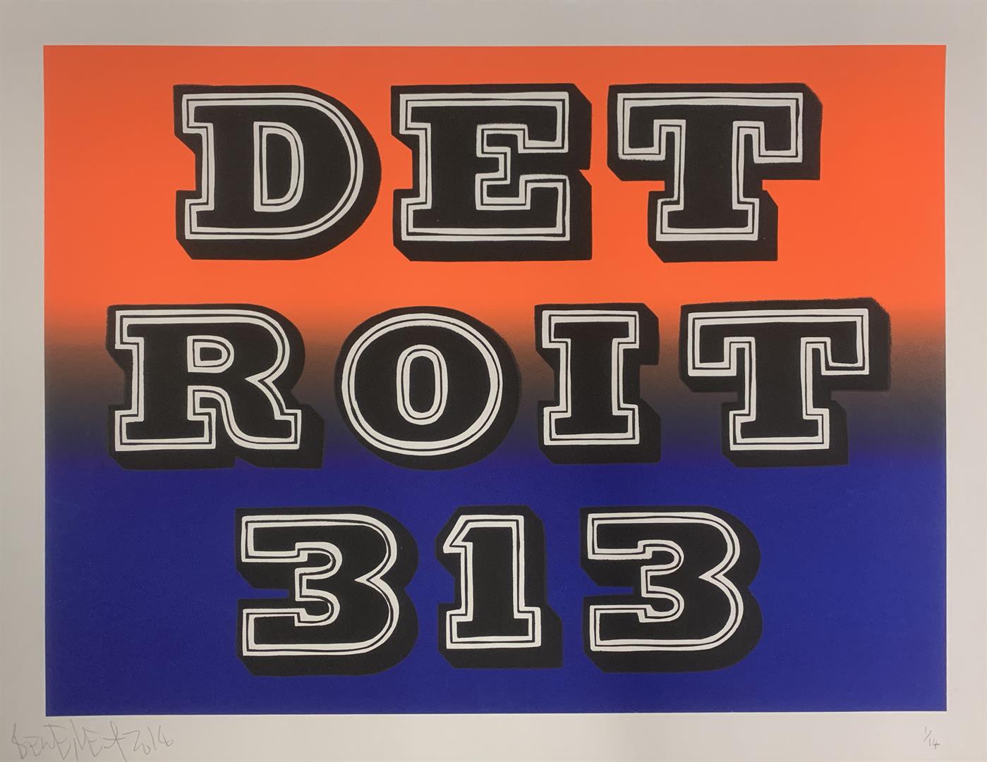 Ben Eine, Detroit Ben Eine, Detroit
