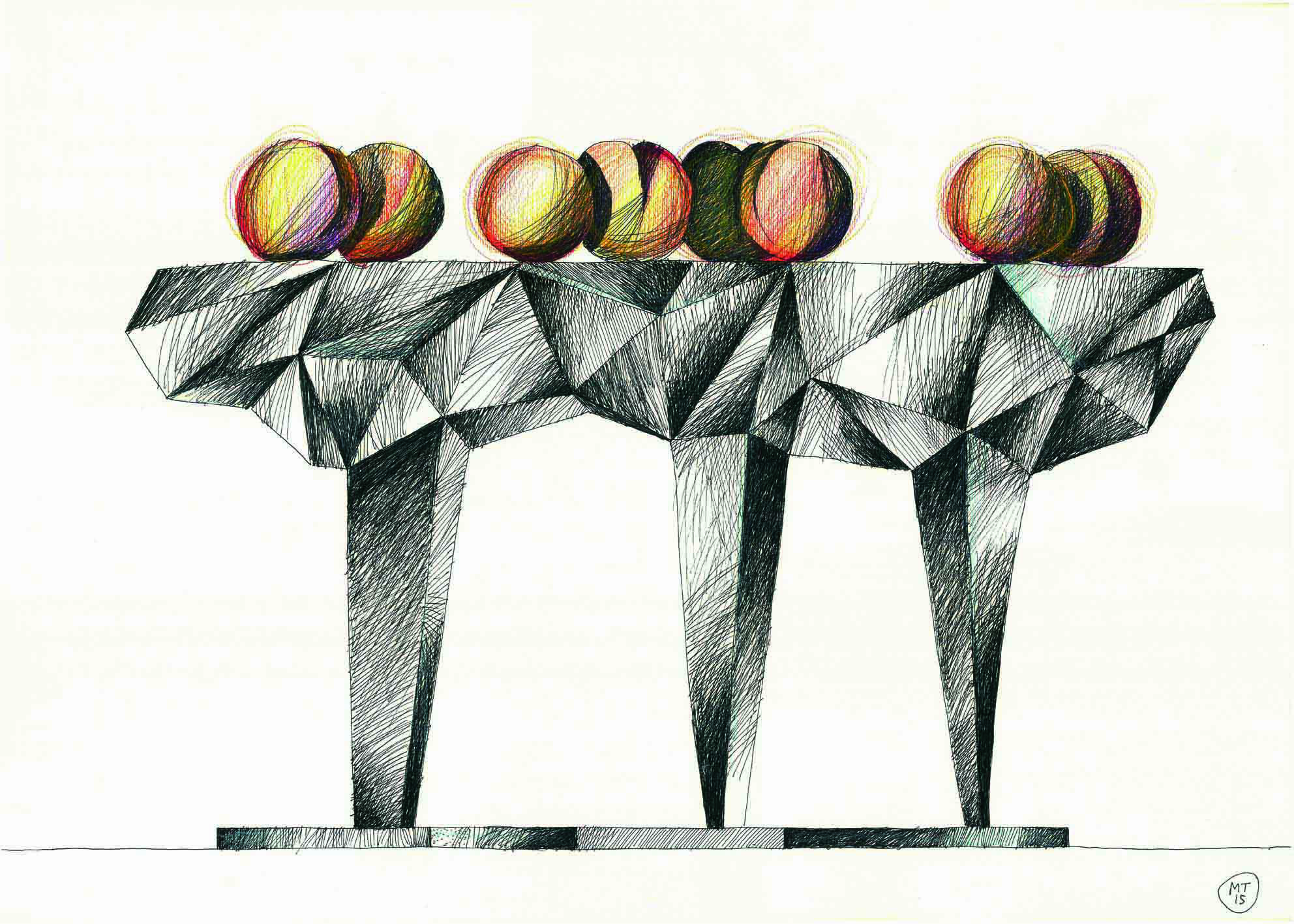 Mario Trimarchi, Objets perdus / Pêches dans la forêt Mario Trimarchi, Objets perdus / Pêches dans la forêt