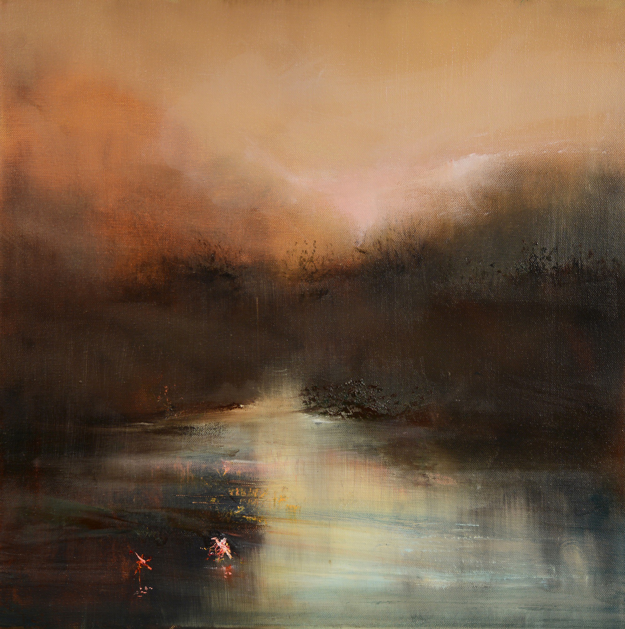 ▷ Pink Swamp Orchids by Maurice Sapiro, 2015 | Painting | Artsper