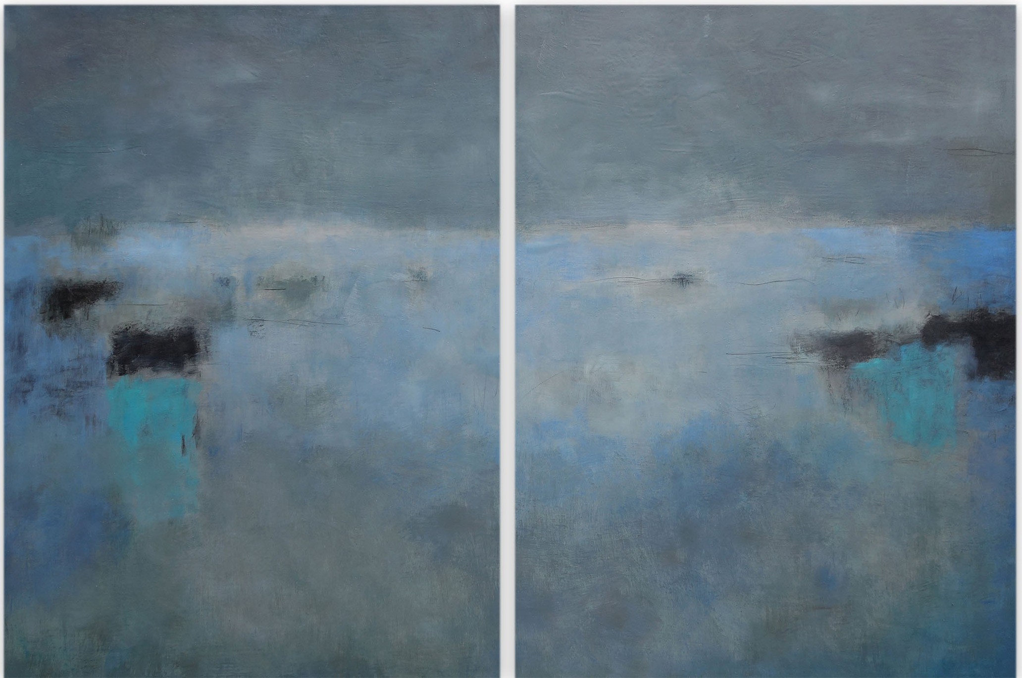 Janise Yntema, La Pré de Nuit (Abstract painting) Janise Yntema, La Pré de Nuit (Abstract painting)