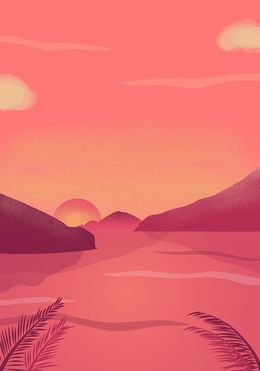 Édition, Red Sunset - Landscape Collection, Romina Animor Lazzaro