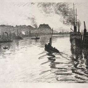 Print, Le port de Boulogne, Albert Marquet