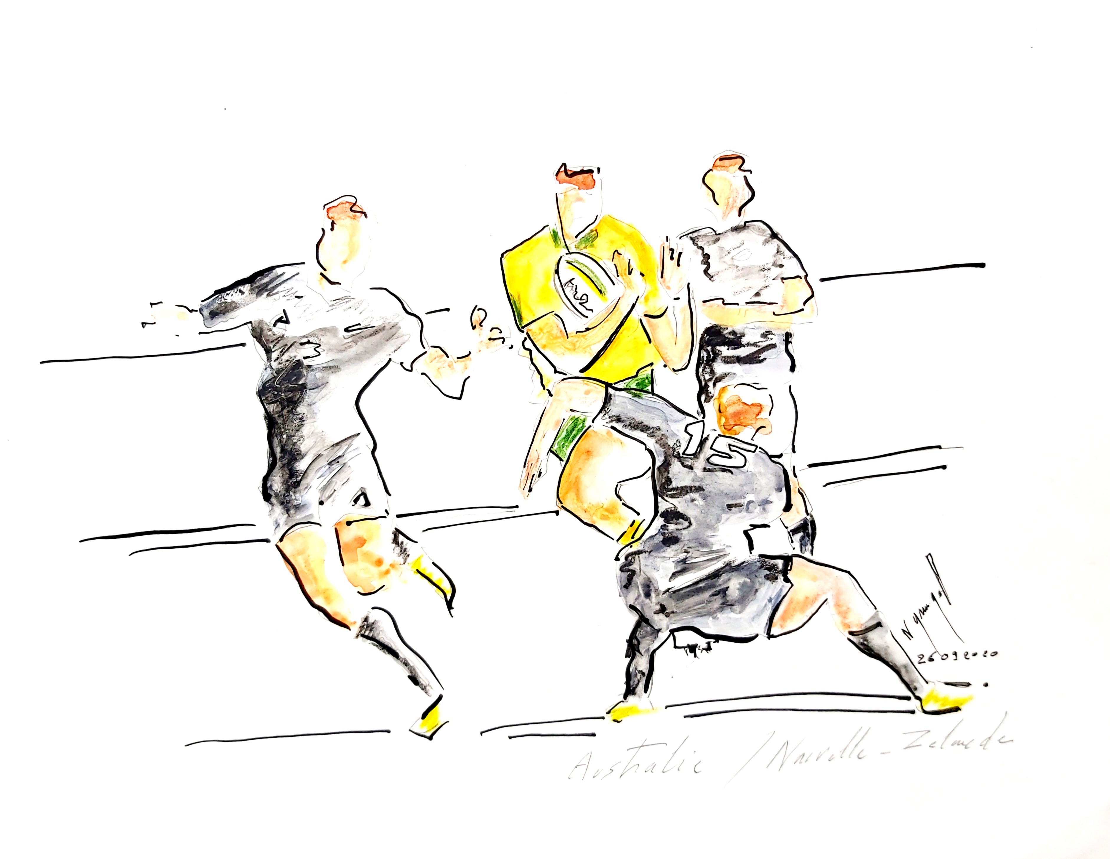 Noël Granger, Rugby Australie/Nouvelle-Zélande Noël Granger, Rugby Australie/Nouvelle-Zélande