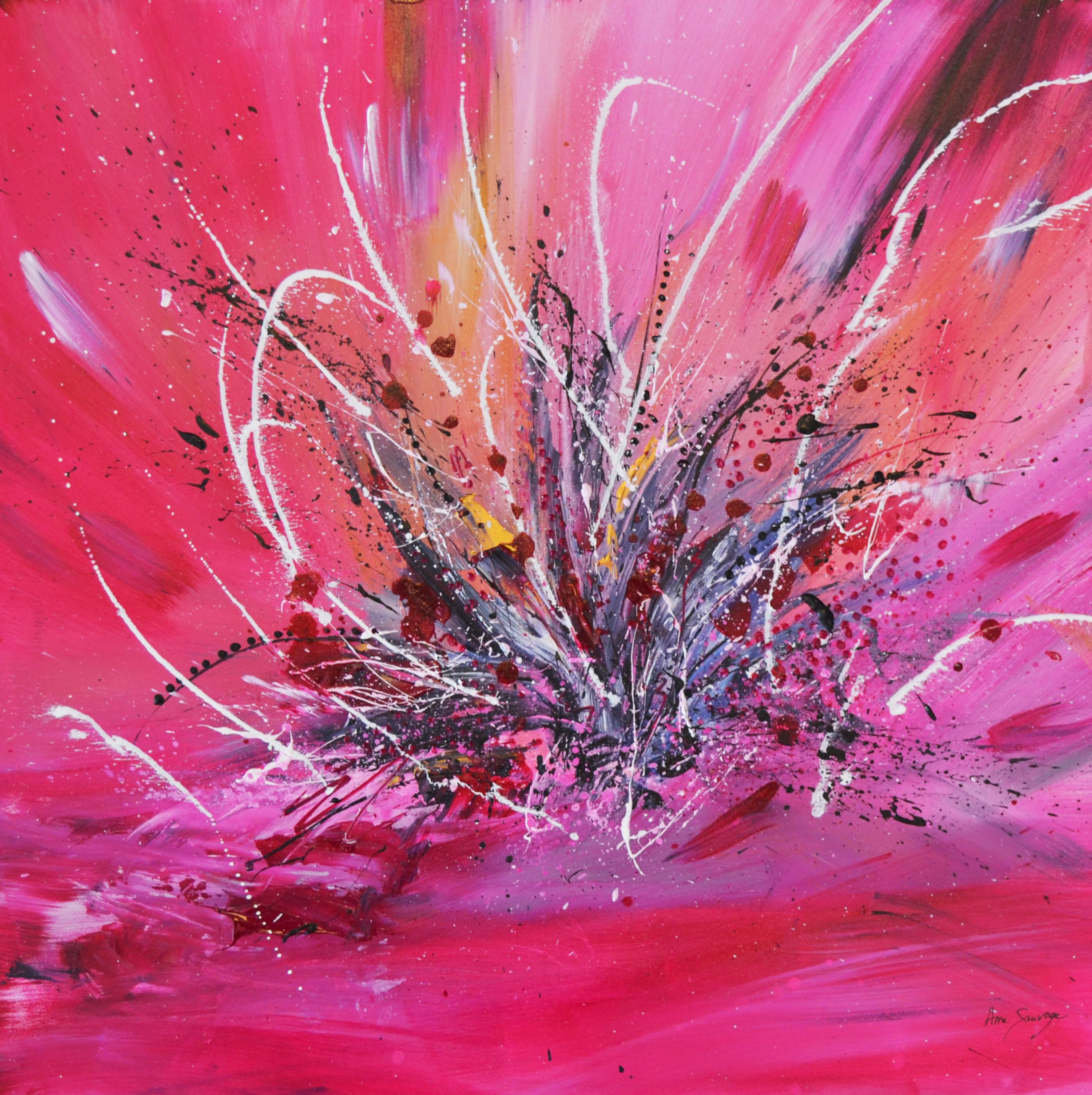 Âme Sauvage, Explosion florale rose Âme Sauvage, Explosion florale rose