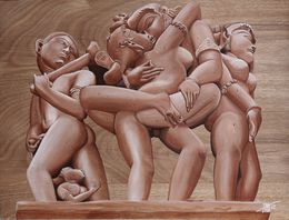 Peinture, Kamasutra / 2, Jean-Jacques Venturini