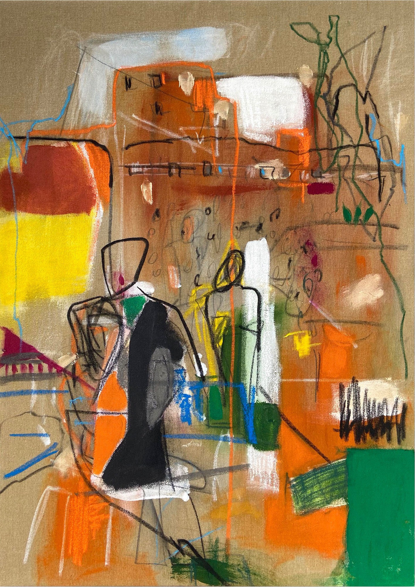 Adrienn Krahl, Graphic romantic– Part 1 (Abstract painting) Adrienn Krahl, Graphic romantic– Part 1 (Abstract painting)