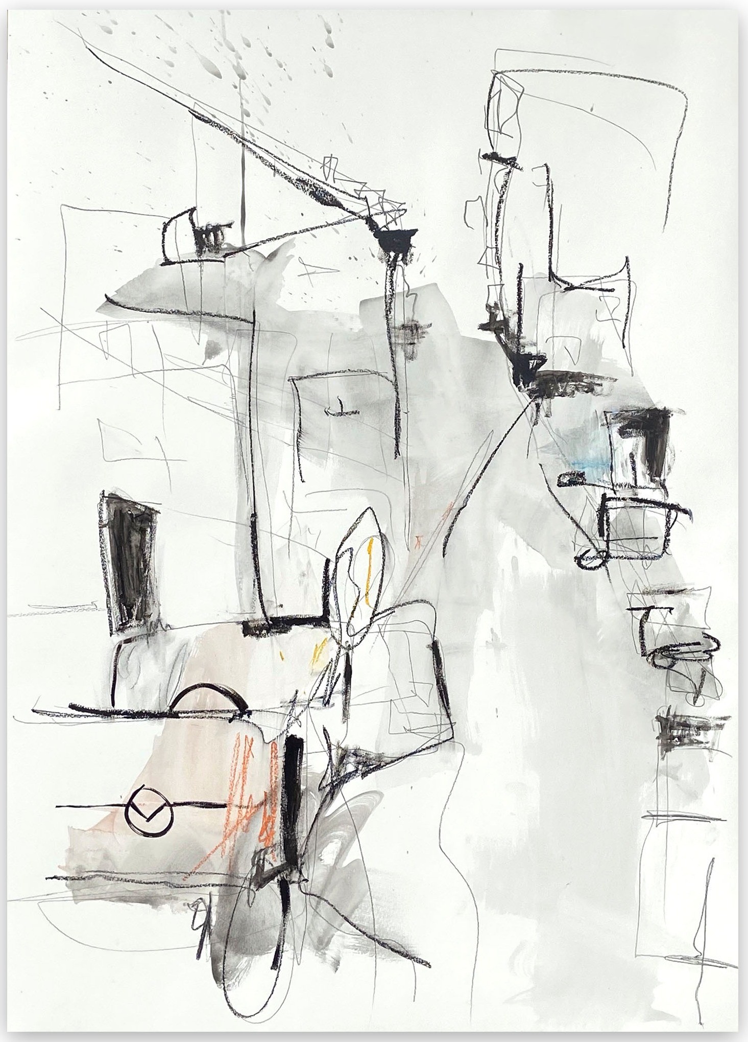 Adrienn Krahl, Lux on the 5th (Abstract Painting) Adrienn Krahl, Lux on the 5th (Abstract Painting)