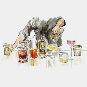 Print, Aperitif time, Victoria Zhivotneva