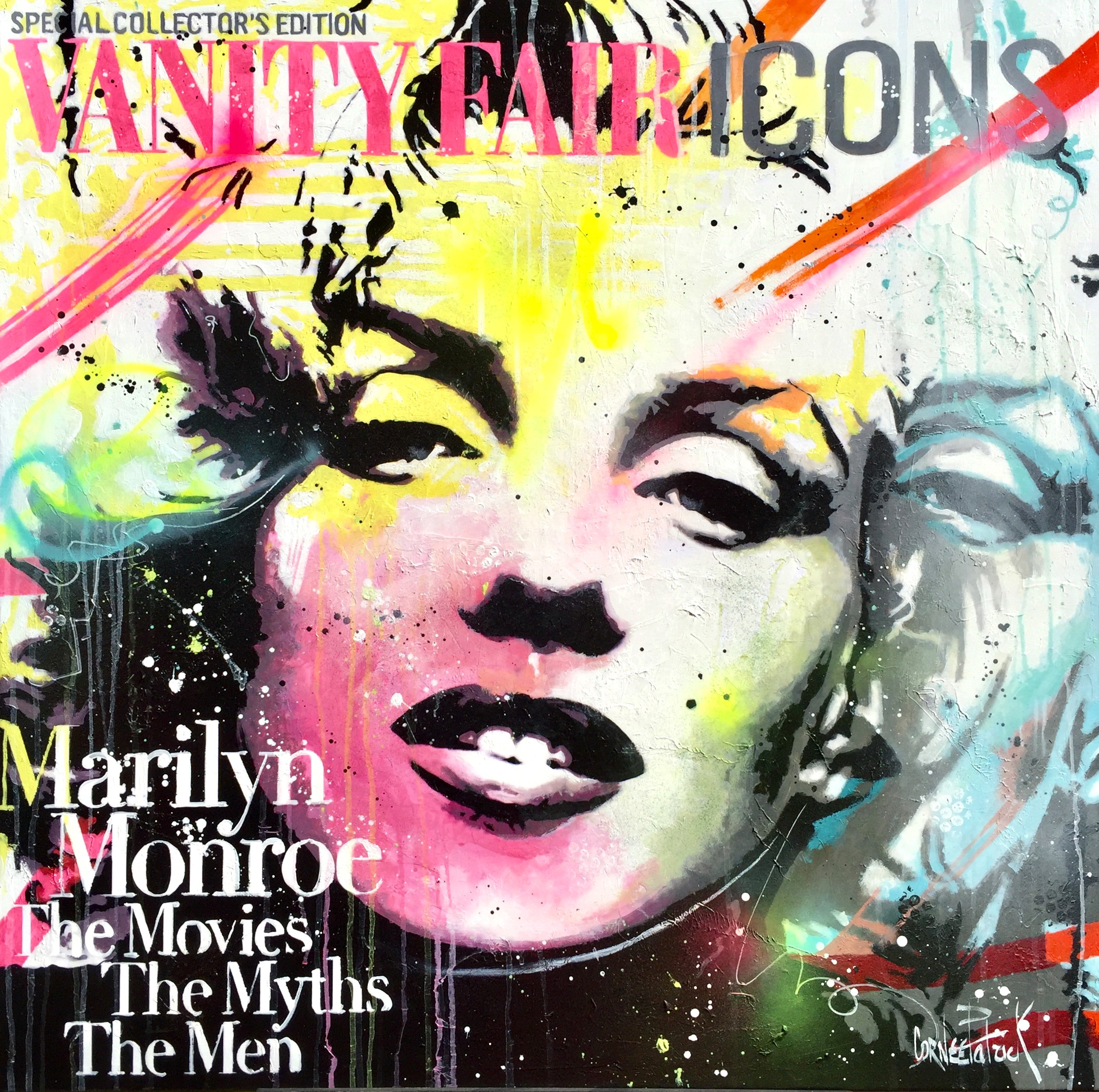 Patrick Cornée, Marilyn Monroe, Vanity Fair, pink version Patrick Cornée, Marilyn Monroe, Vanity Fair, pink version