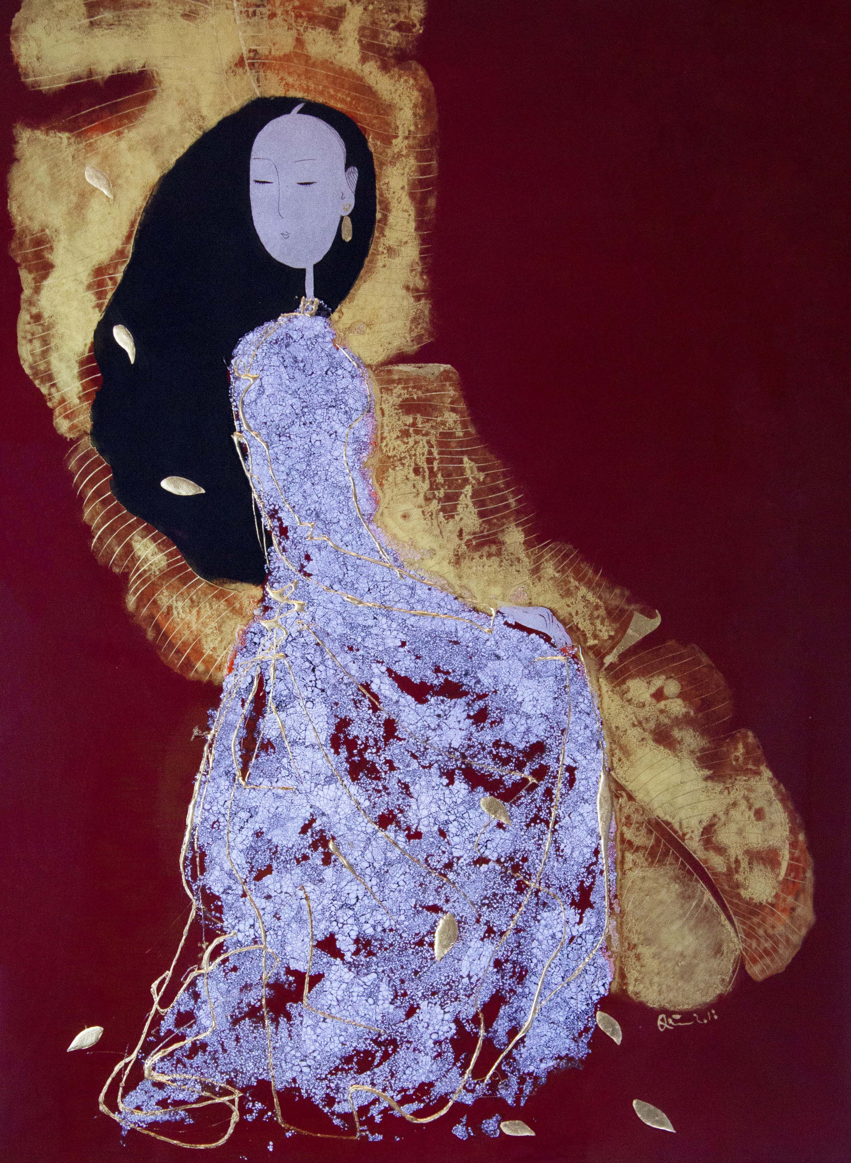 Dinh Quan, Lady in Banana Garden Dinh Quan, Lady in Banana Garden