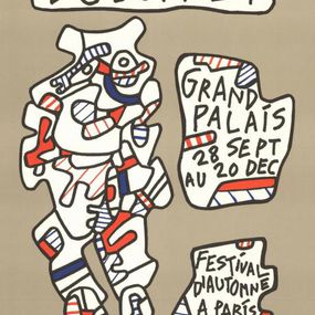 Affiche - Festival d'automne, Jean Dubuffet