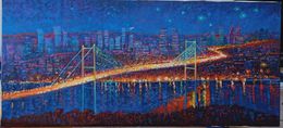 Painting, Night city, Kateryna Lemesheva