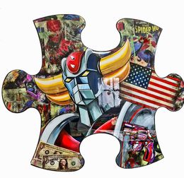 Painting, Puzzle Goldorak, Robert Sgarra
