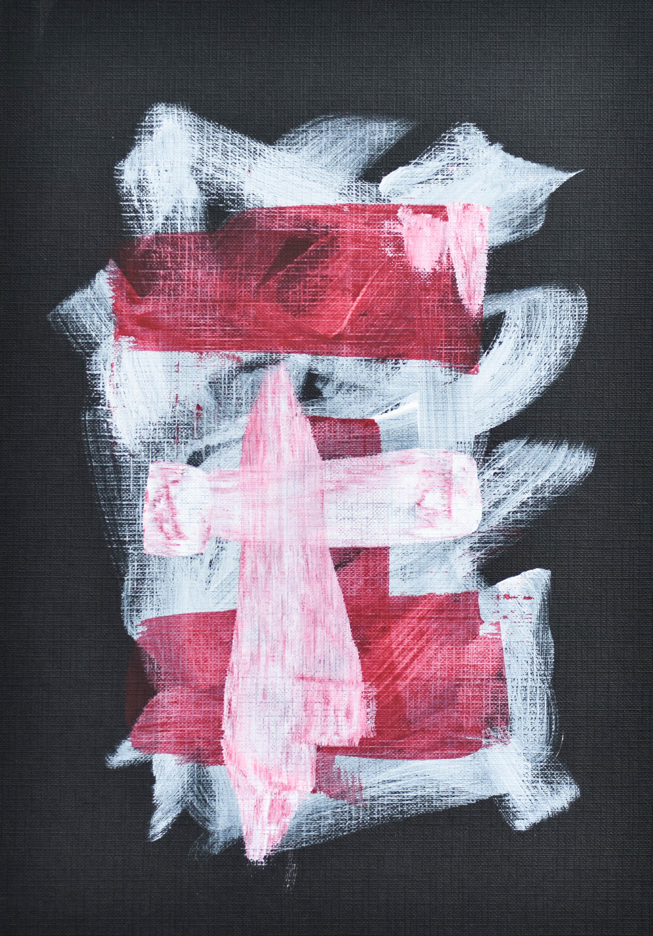 Gina Vor, Black Art 8, Abstrait Noir 8 Gina Vor, Black Art 8, Abstrait Noir 8