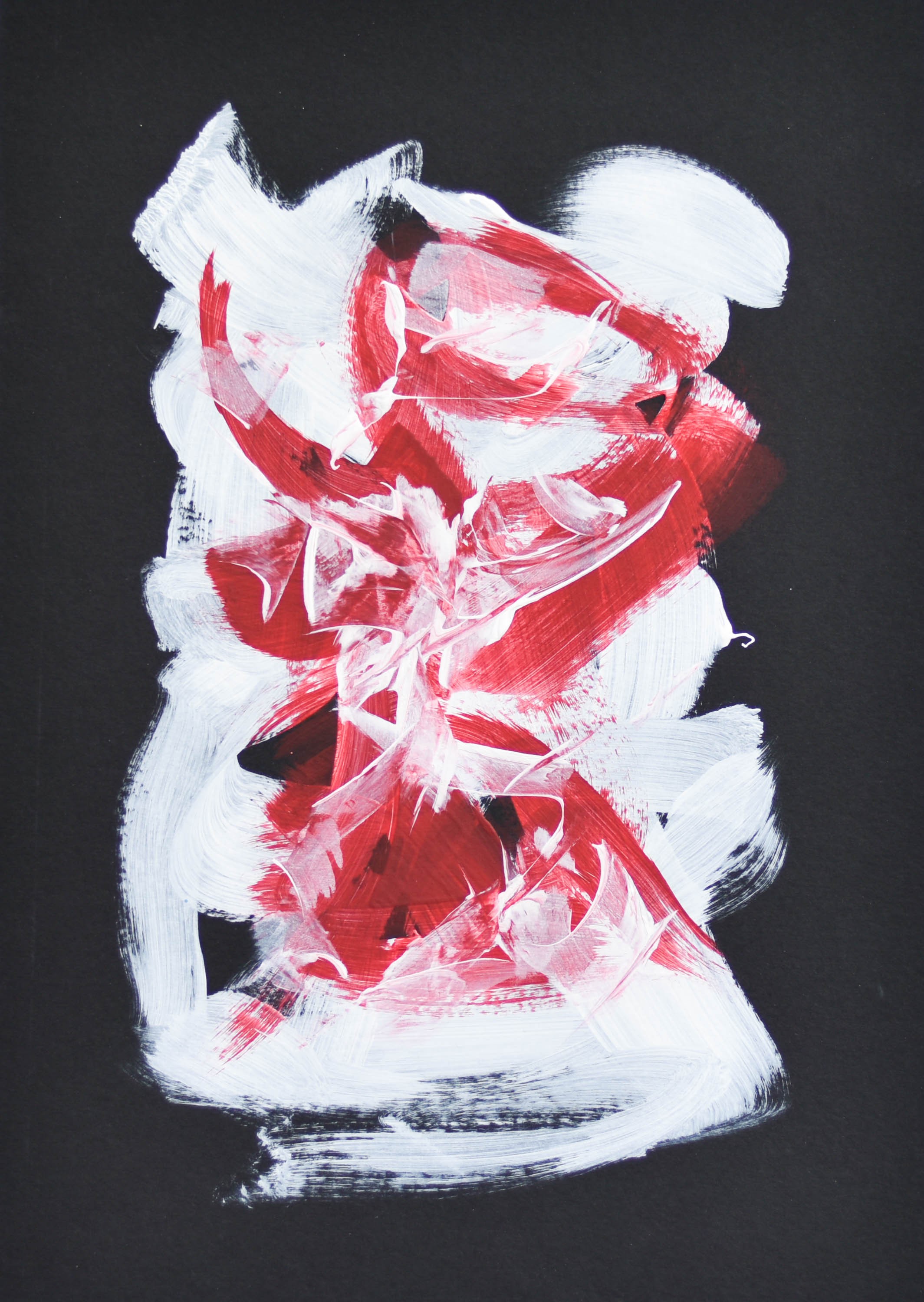 Gina Vor, Black Art 9, Abstrait Noir 9 Gina Vor, Black Art 9, Abstrait Noir 9