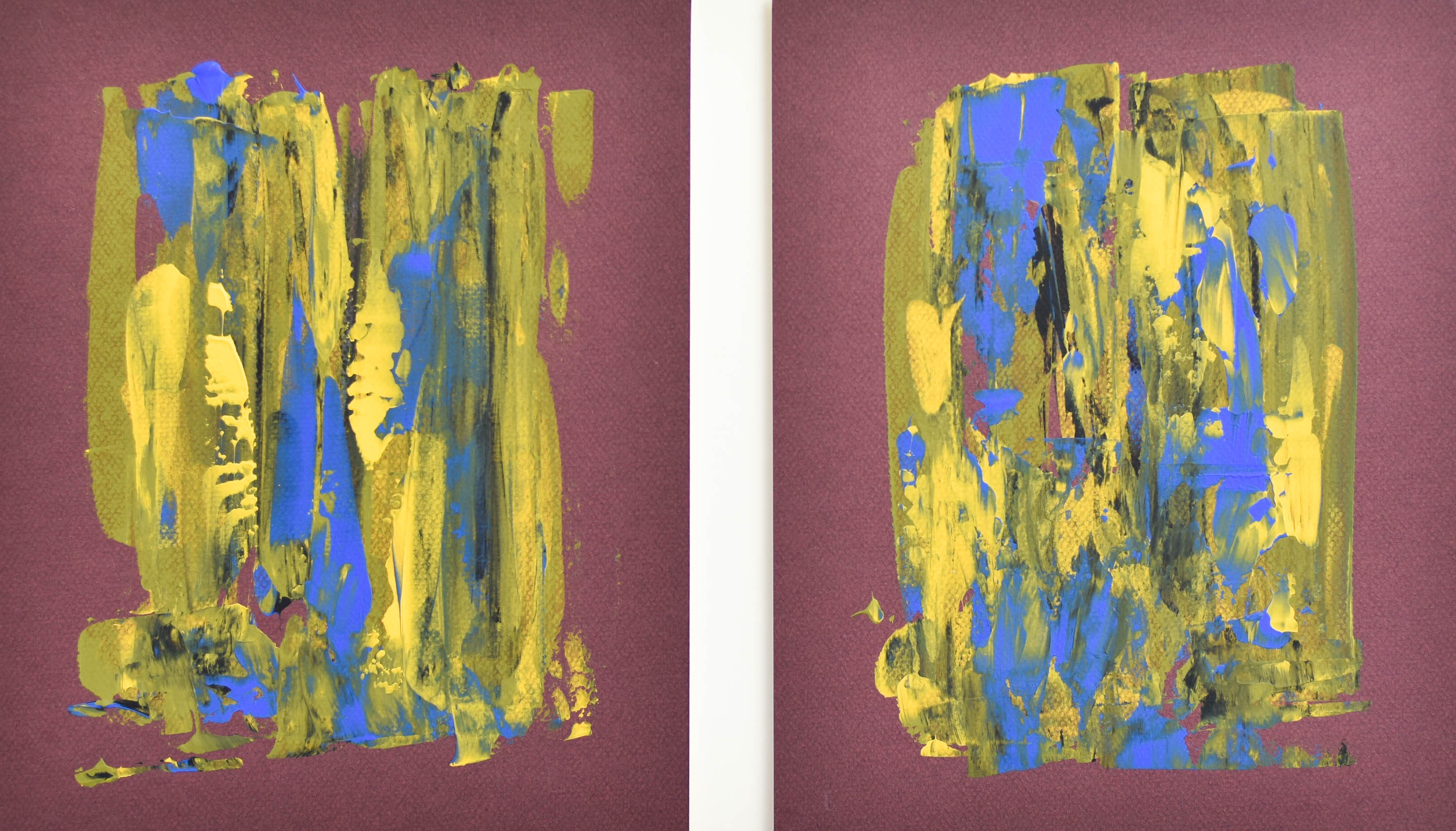 Gina Vor, Violet Diptych, Diptyque Violet Gina Vor, Violet Diptych, Diptyque Violet