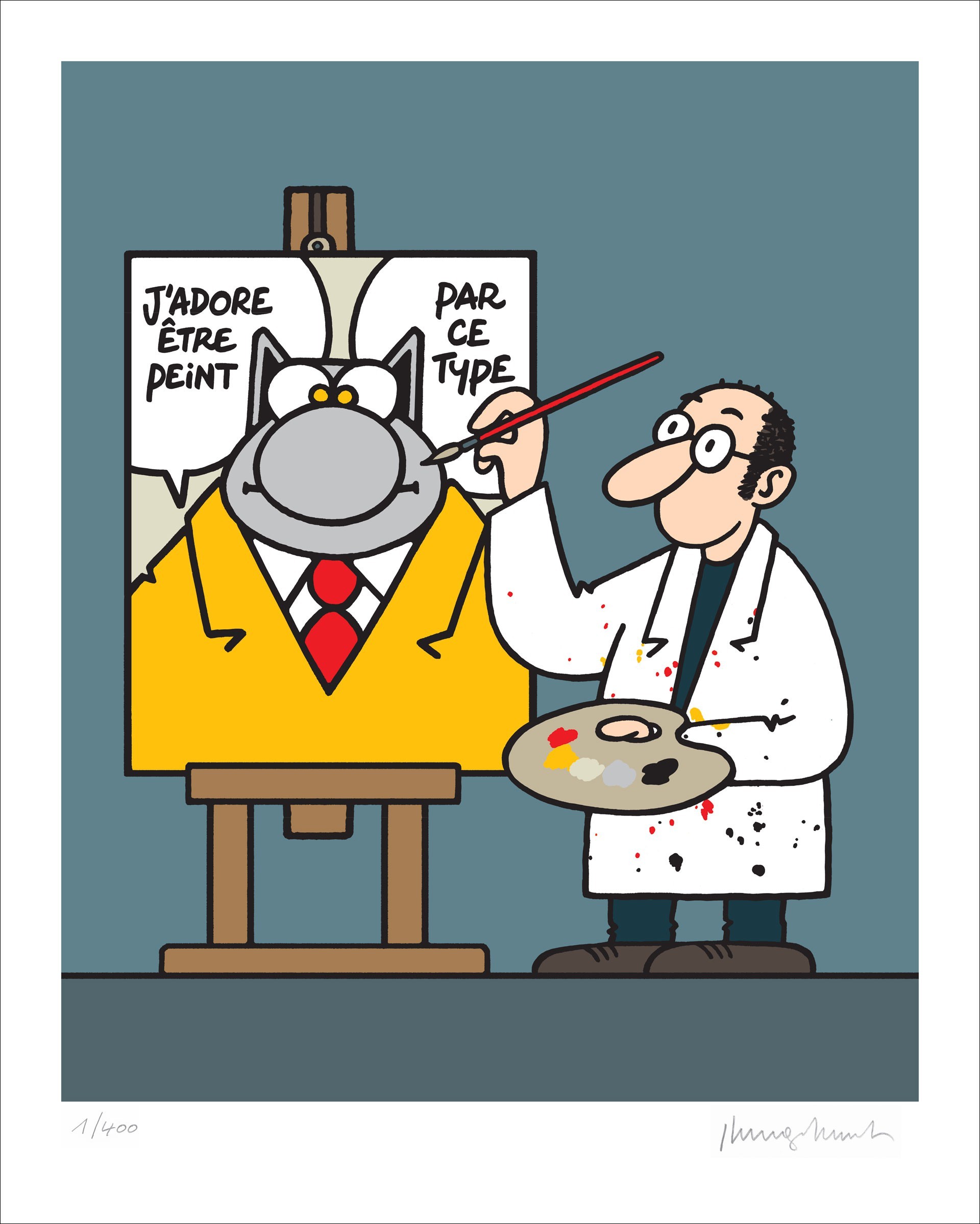 Philippe Geluck, J'adore être peint Philippe Geluck, J'adore être peint