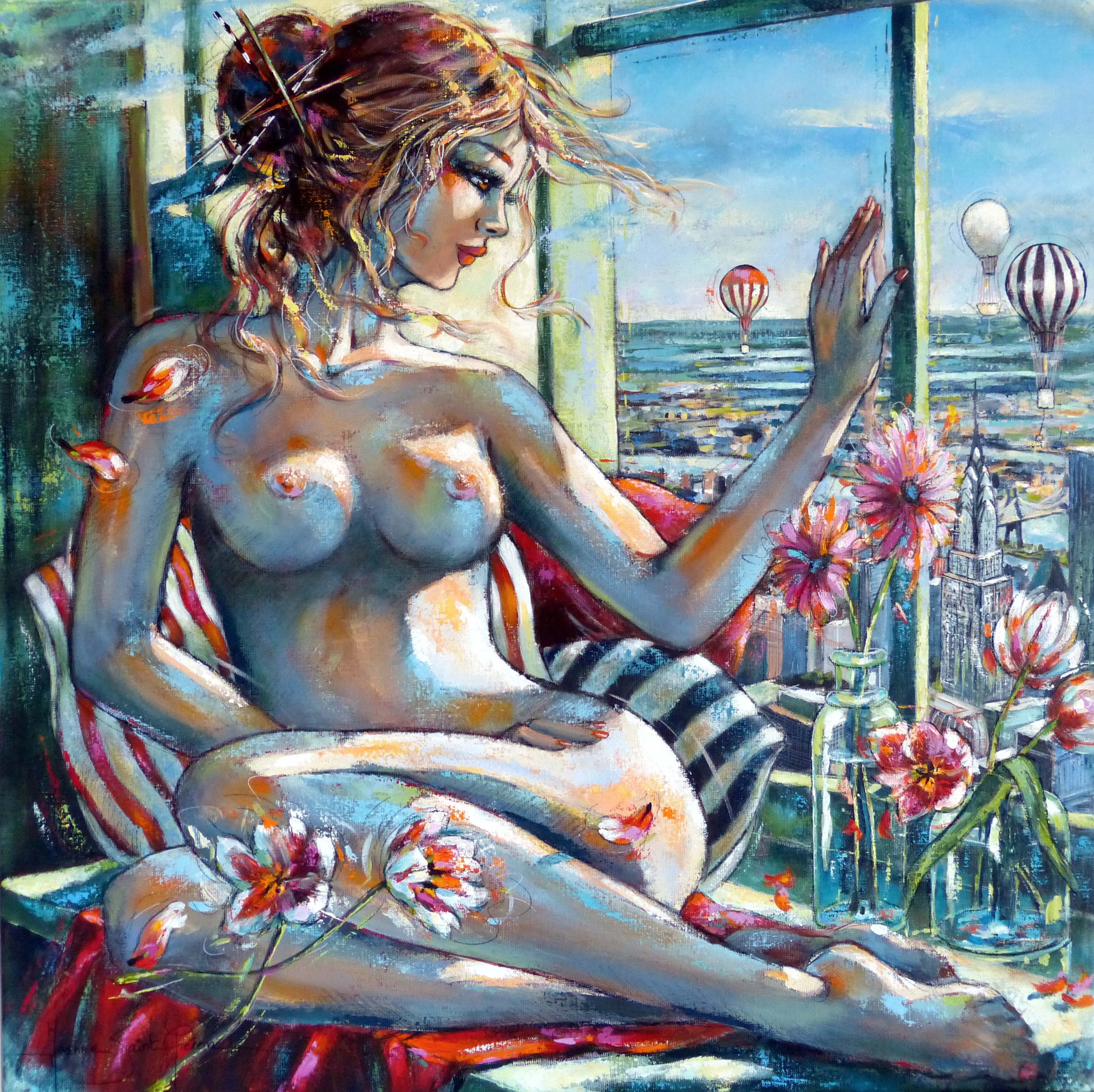 Jeanne Saint-Chéron, Les fleurs du bien Jeanne Saint-Chéron, Les fleurs du bien