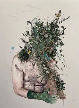 Digital print, triptych, Manolo Acedo