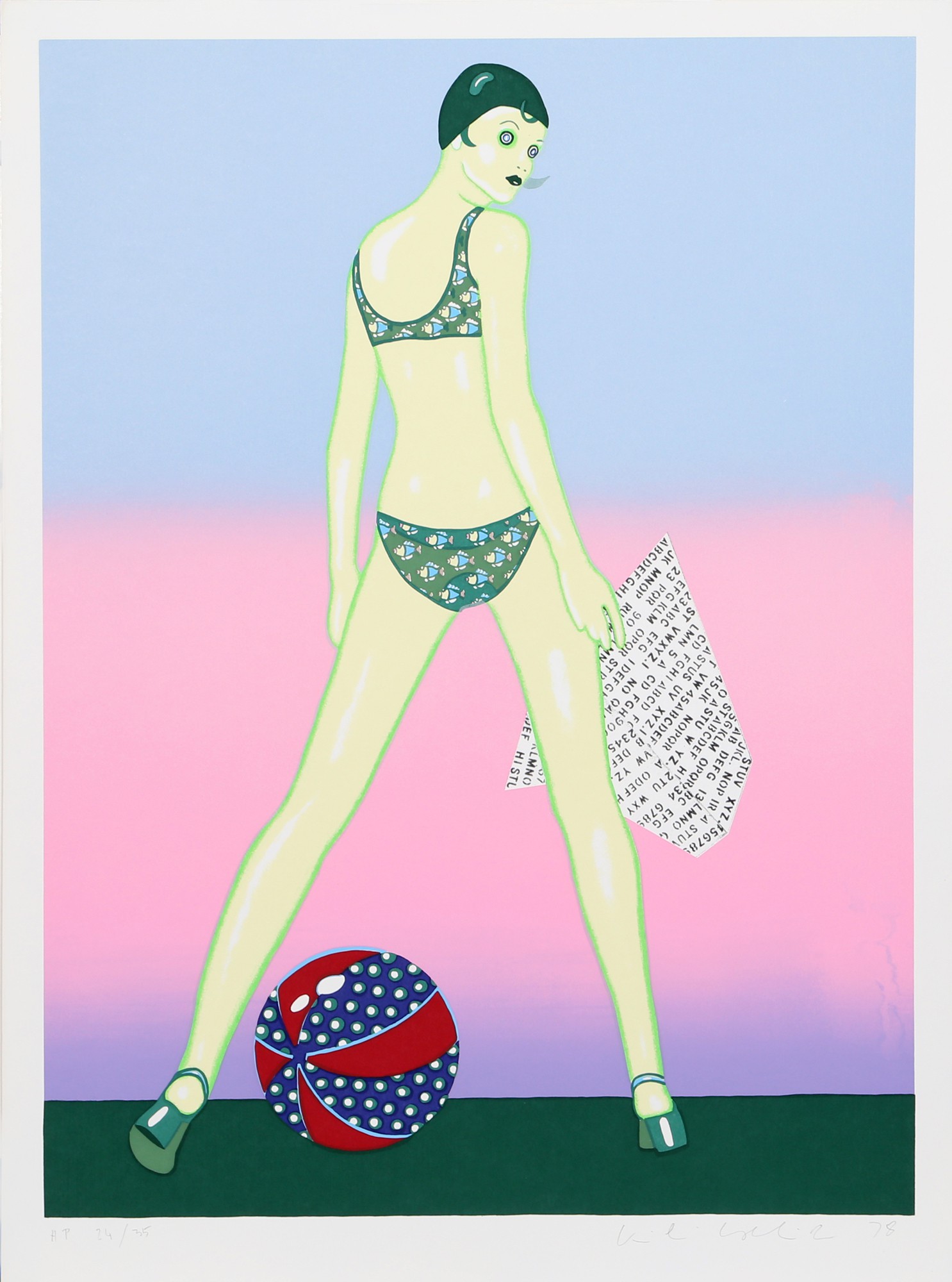 Kiki Kogelnik, Beach Ball Kiki Kogelnik, Beach Ball