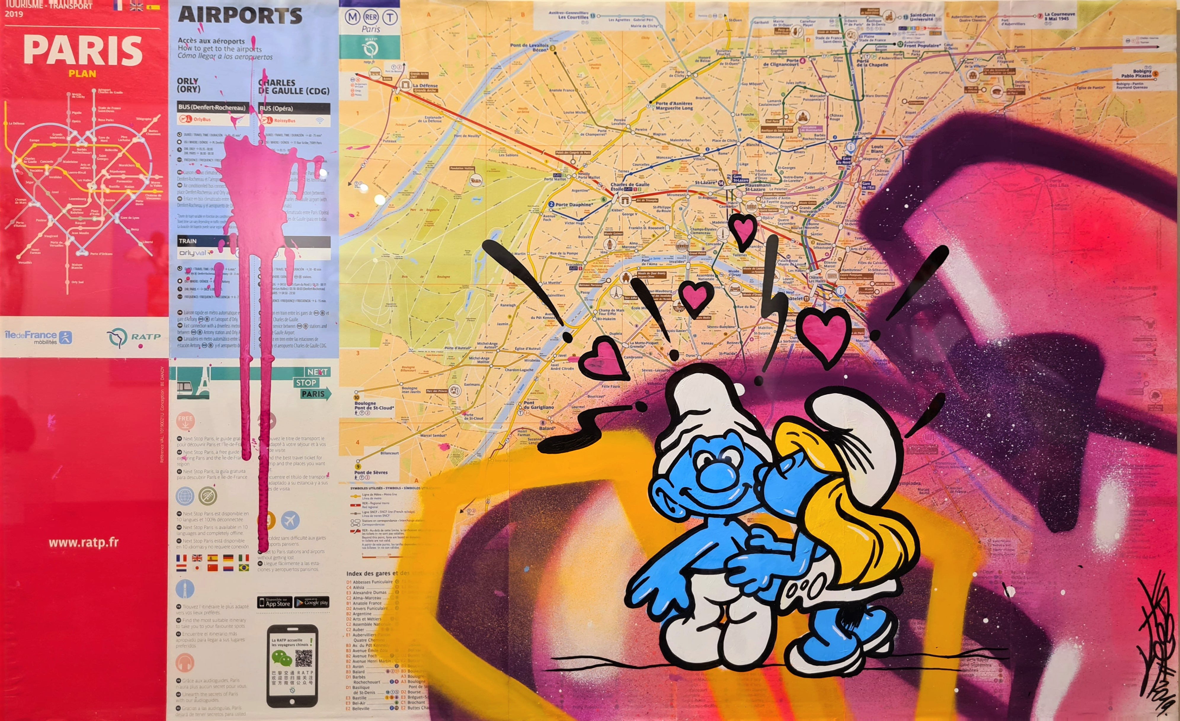Fat, Smurfs Metro Map of Paris Fat, Smurfs Metro Map of Paris