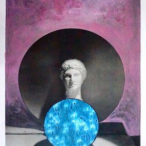 Sphere of Life, #2238, Mixed-Media Collage, Natasha Zupan