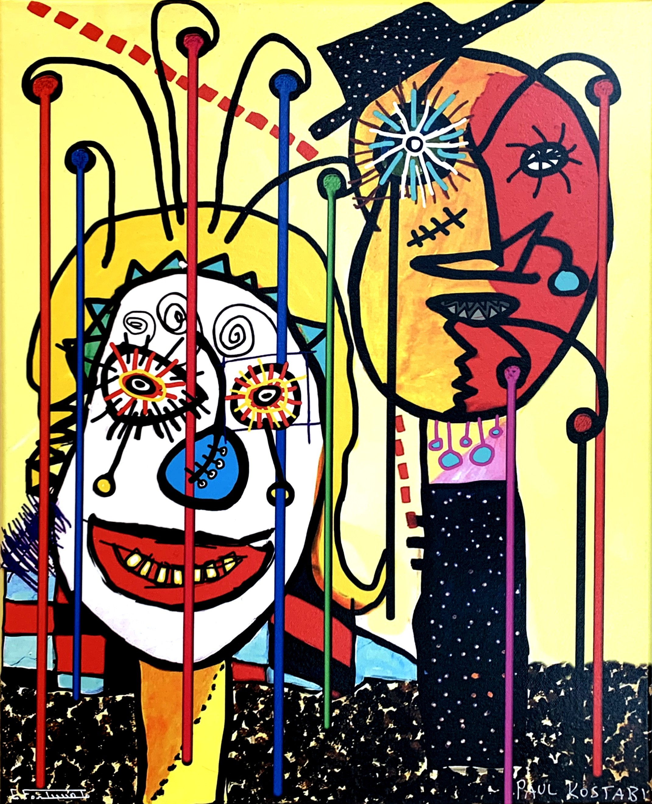 Paul Kostabi & Giuseppe Fortunato, KF1520 Paul Kostabi & Giuseppe Fortunato, KF1520