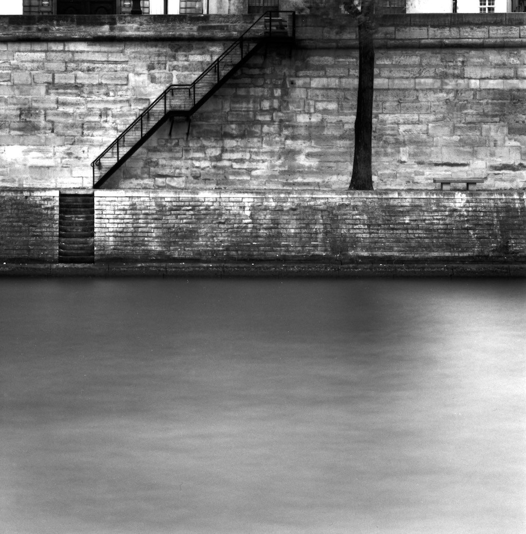 Thierry Bazin, Le Quai de Seine à Paris - série bords de Seine Thierry Bazin, Le Quai de Seine à Paris - série bords de Seine