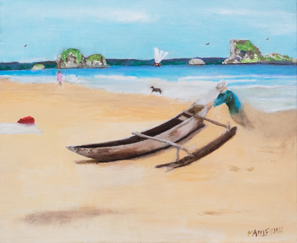 Philippe Maillebuau, La Pirogue - série bord de mer Philippe Maillebuau, La Pirogue - série bord de mer