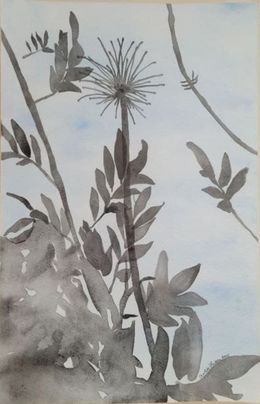 Peinture, Shadows watercolor, Charlotte Lenssen