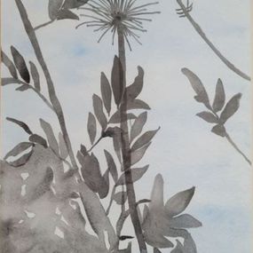 Gemälde, Shadows watercolor, Charlotte Lenssen