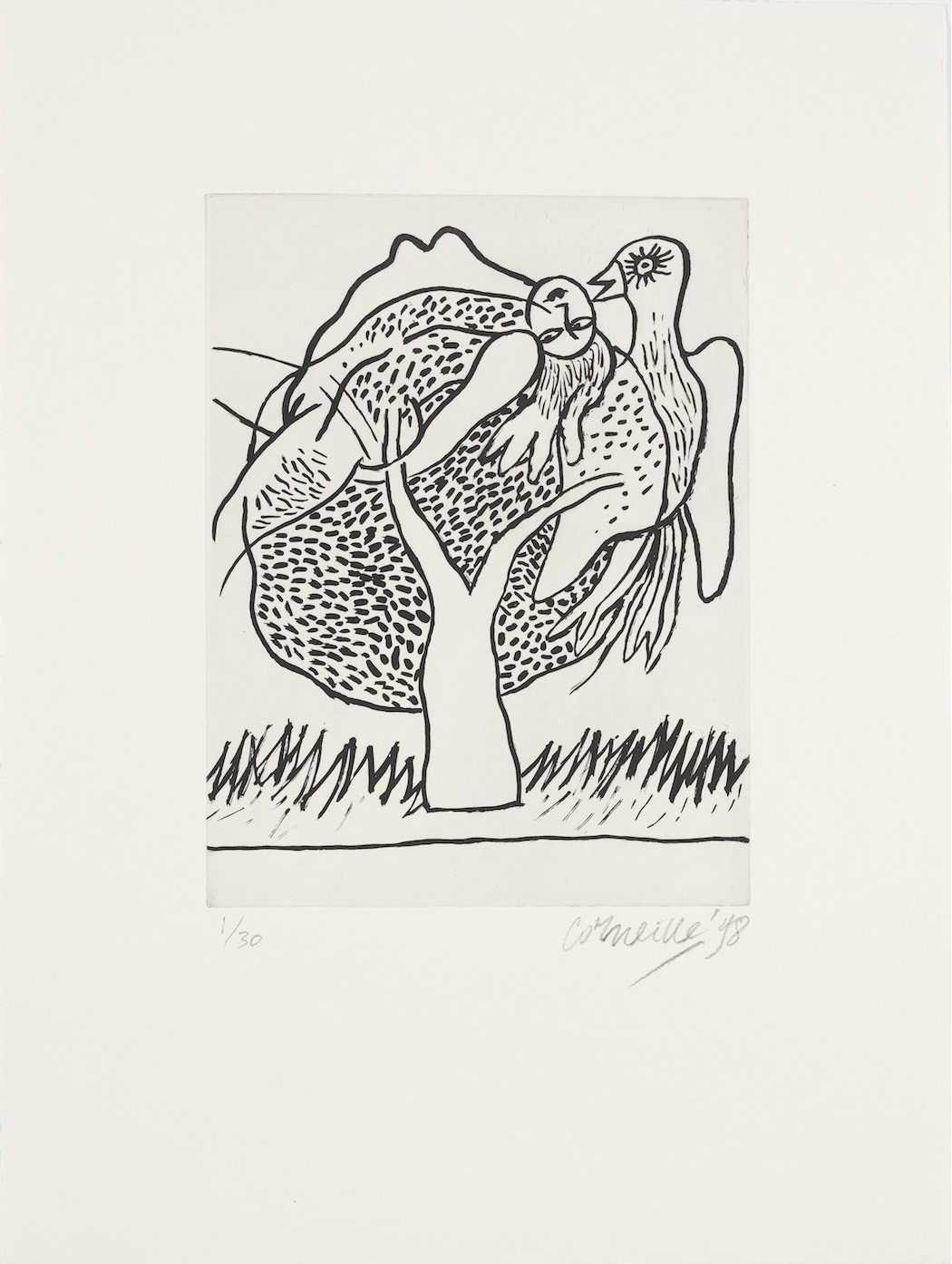 Corneille, La femme dans l’arbre de l’été Corneille, La femme dans l’arbre de l’été