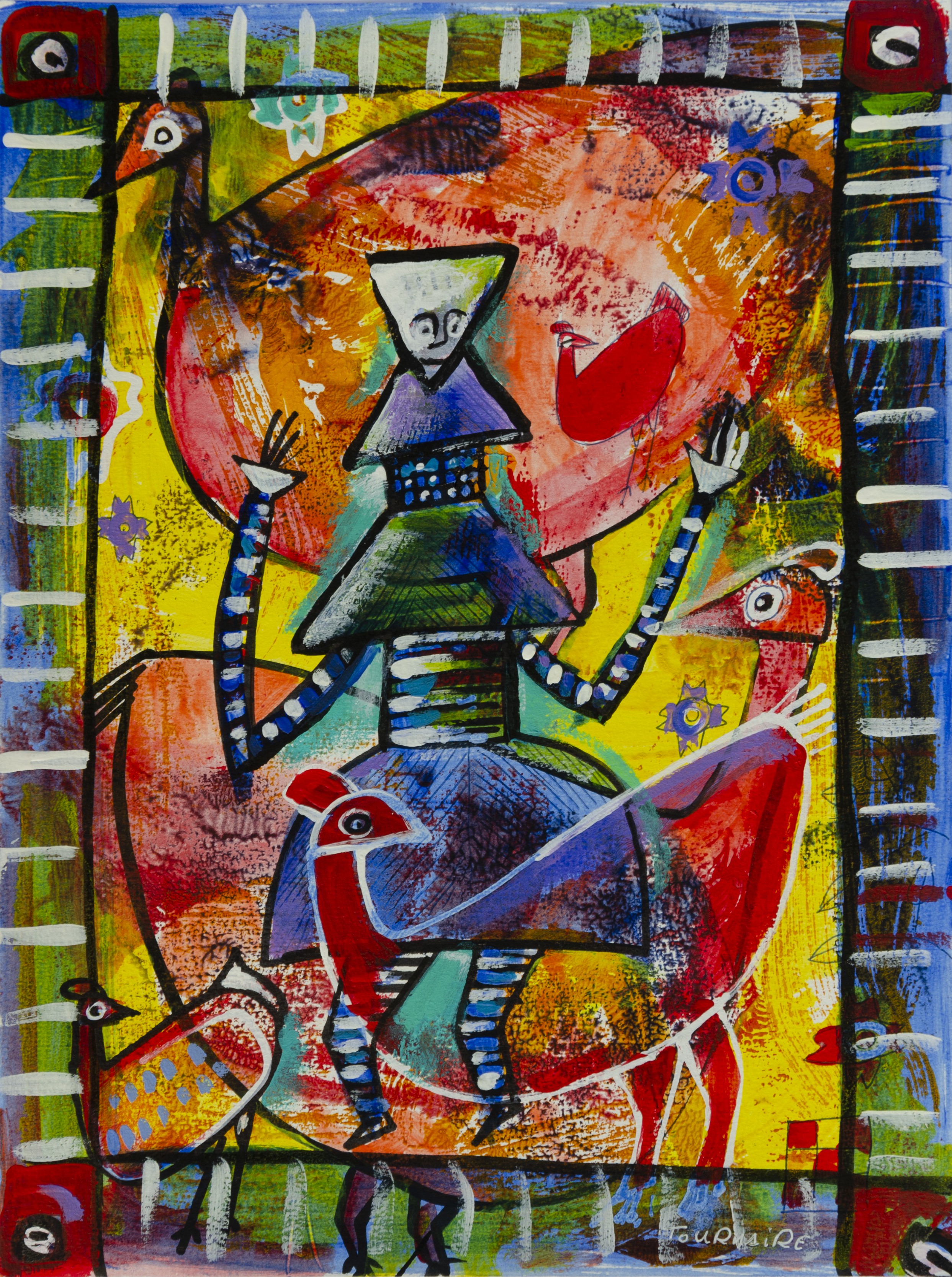 Eric Tournaire, Dancer with birds Eric Tournaire, Dancer with birds