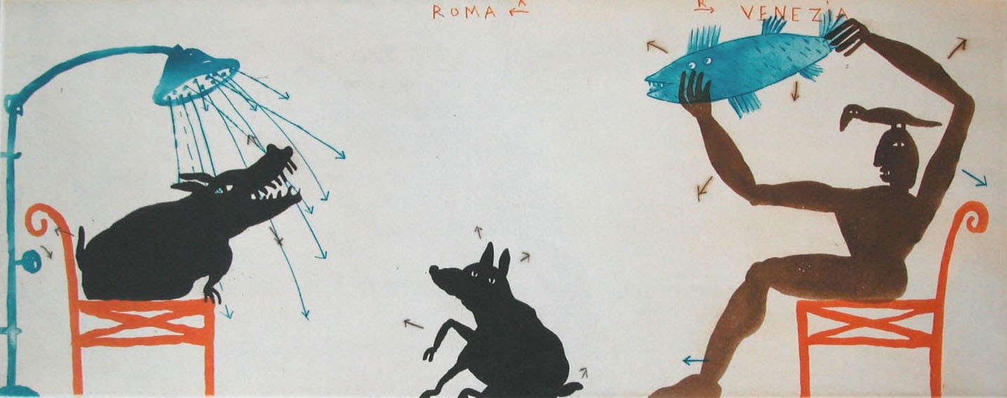 Raymond Waydelich, Fish, gravure originale Raymond Waydelich, Fish, gravure originale