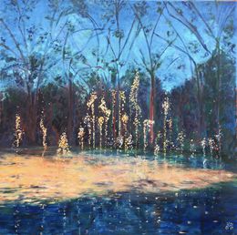 Peinture, Melody of Evening Silence, Olha Kizub