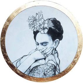 Gemälde, Portrait of Frida, Tamar Mindia