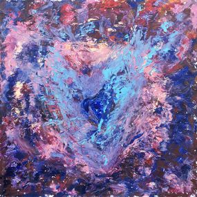 Gemälde, Blue Flame, Olha Kizub