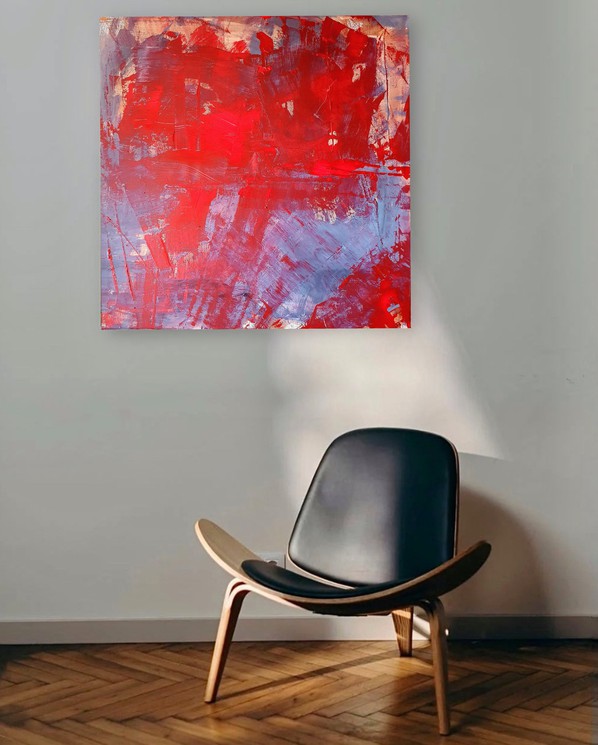 Sophie Mangelsen, Jazz On, Painting on canvas
