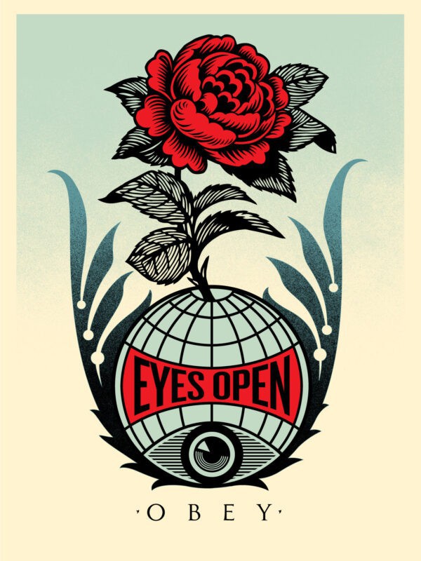 Shepard Fairey (Obey), Eyes open Shepard Fairey (Obey), Eyes open