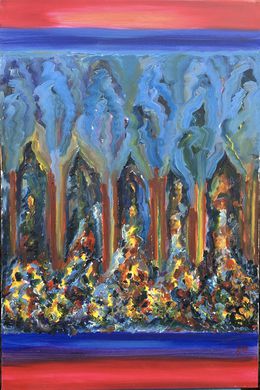 Peinture, Magical forest. Treasure, Olha Kizub