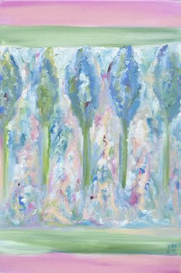 Peinture, Magical forest. Day is breaking, Olha Kizub
