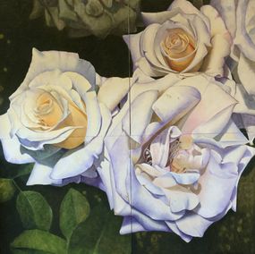 Painting, Damas blancas (políptico), Seila Otxandiano