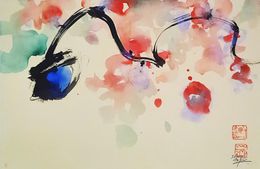 Painting, Méditation Fleur, Sounya Whang