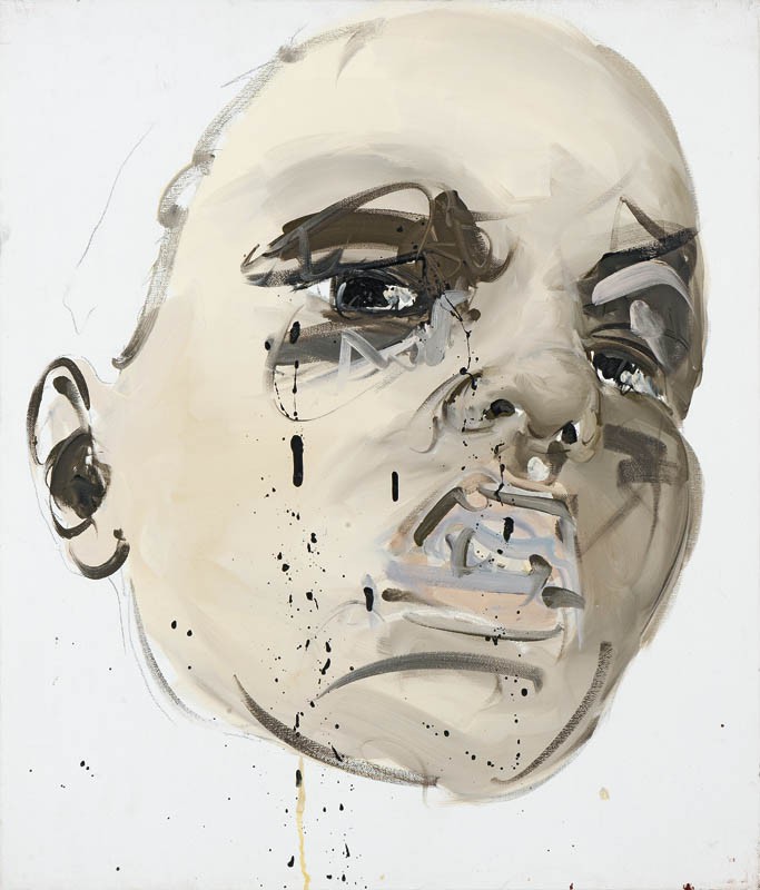 Philippe Pasqua, Portrait huile sur toile Philippe Pasqua, Portrait huile sur toile