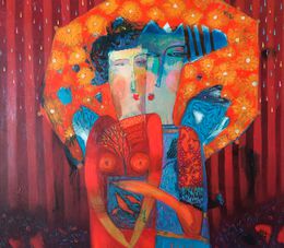 Painting, Kiss of an angel, Kateryna Lemesheva