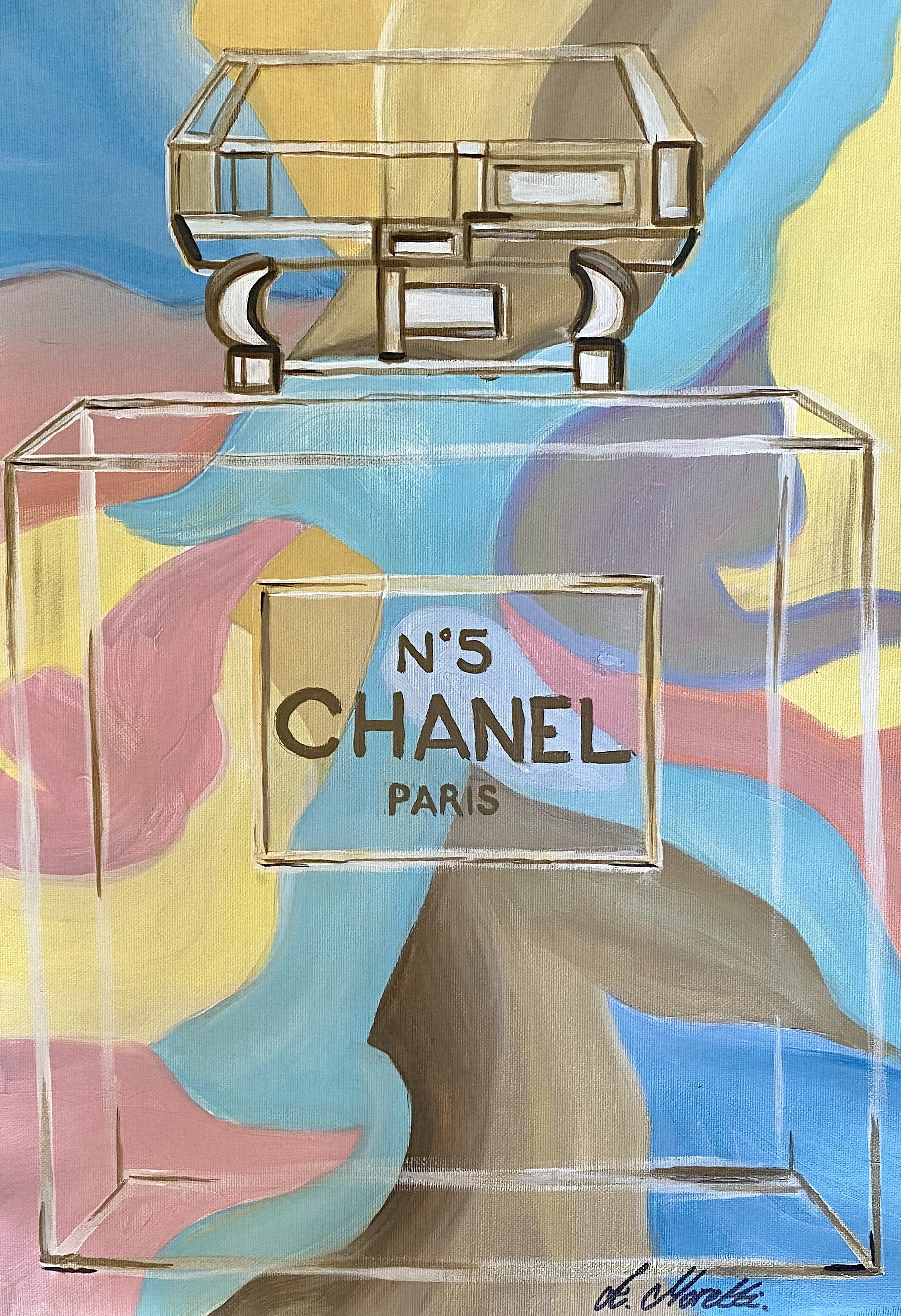 ▷ Chanel, My Love IV by Alejandro Moretti, 2021, Painting