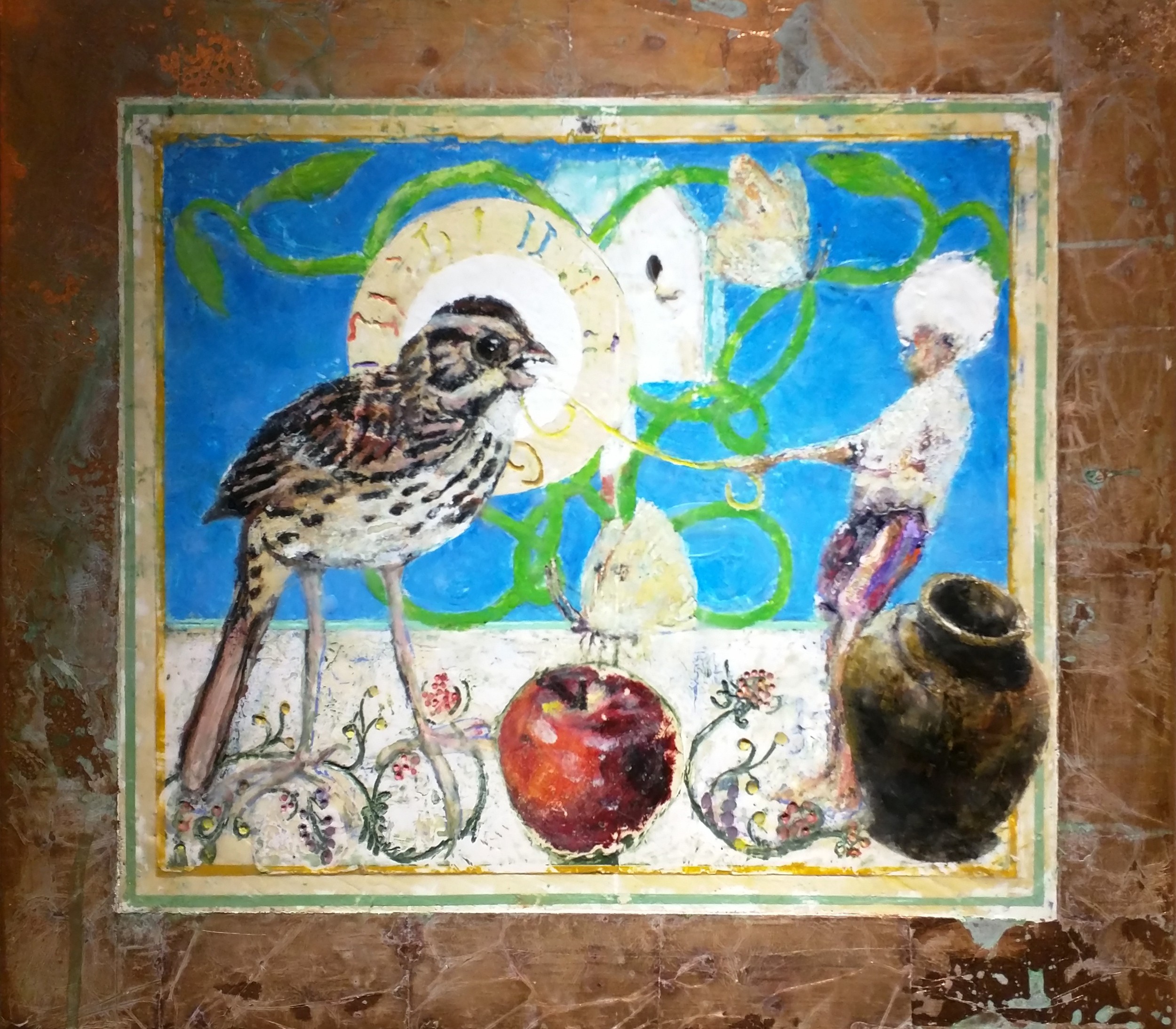 Mark Gaskin, Still life for bird temple #8 Mark Gaskin, Still life for bird temple #8