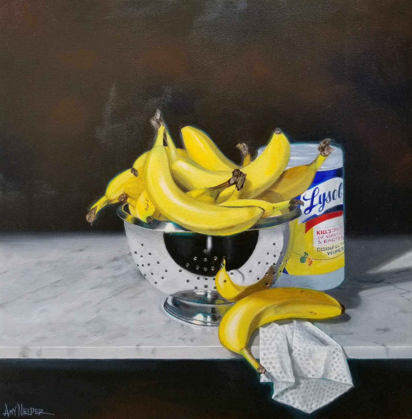 Amy Nelder, Sorry I can't come to the phone right now, I'm Lysoling my bananas Amy Nelder, Sorry I can't come to the phone right now, I'm Lysoling my bananas