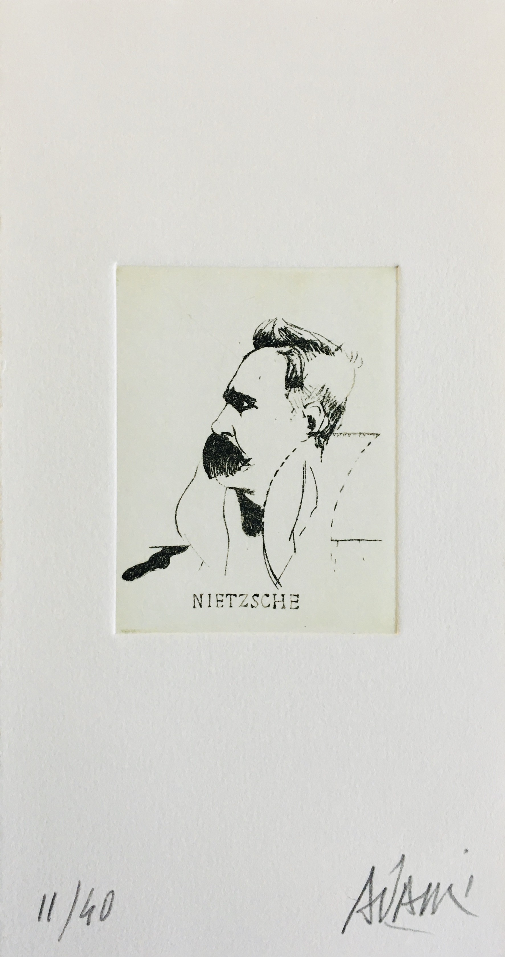 Valerio Adami, Frédéric Nietzsche Valerio Adami, Frédéric Nietzsche